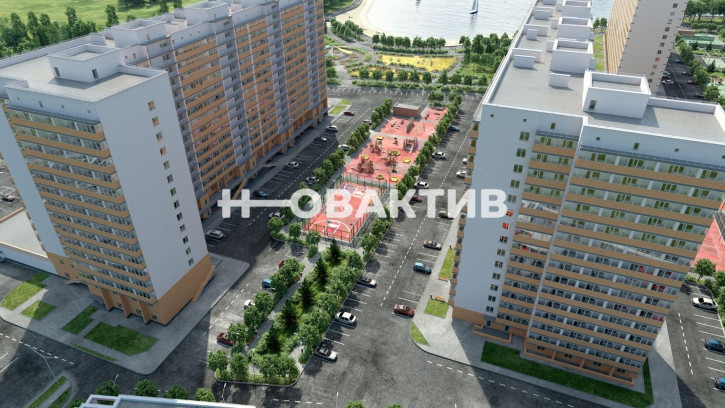 1-комн квартира в новом доме Россия, Новосибирский район, Каменский сельсовет, село Каменка, микрорайон Олимпийской славы, 3