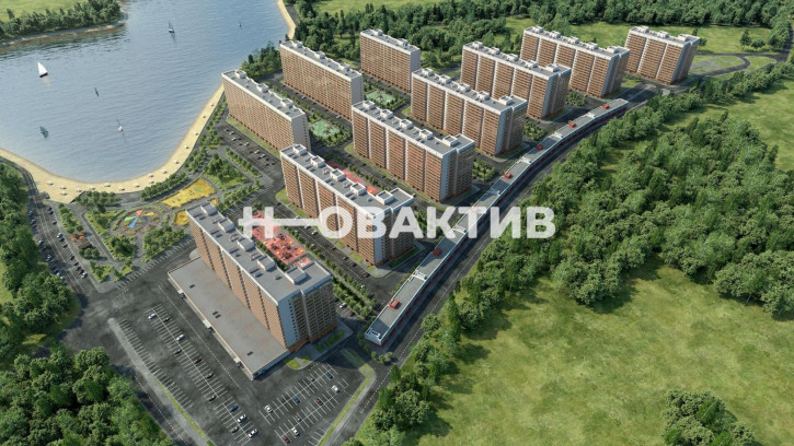 1-комн квартира в новом доме Россия, Новосибирский район, Каменский сельсовет, село Каменка, микрорайон Олимпийской славы, 3