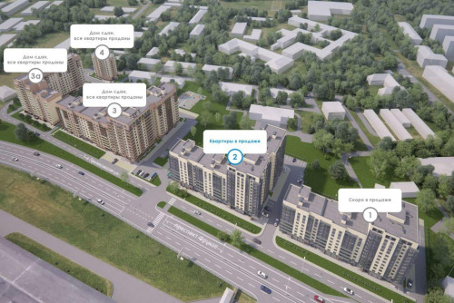 Продажа 1-комн квартиры 1-я Приволжская ул., 2