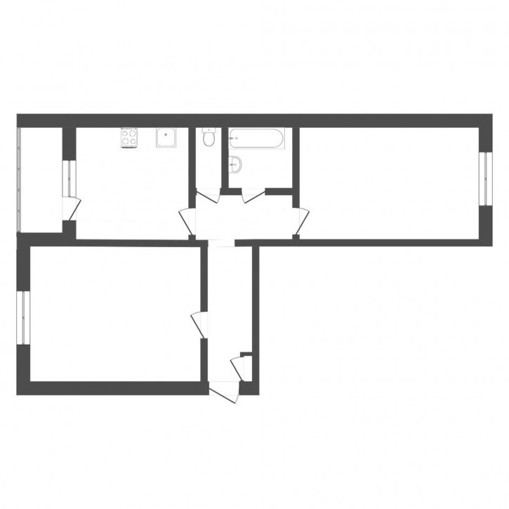 2-комн квартира Коммунаров, 5