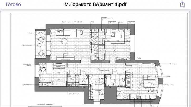 3-комн квартира Максима Горького, 90