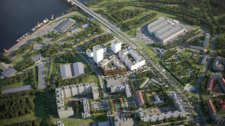 1-комн квартира в новом доме Причальная, 11