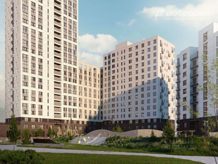 2-комн квартира в новом доме ул. Академика Ландау, 16