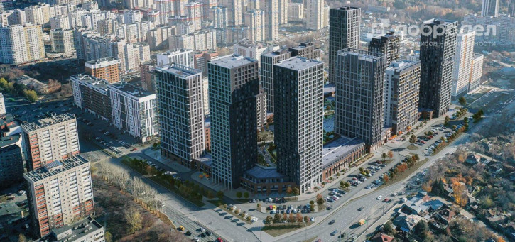 1-комн квартира в новом доме ул. Московская, 249/1стр