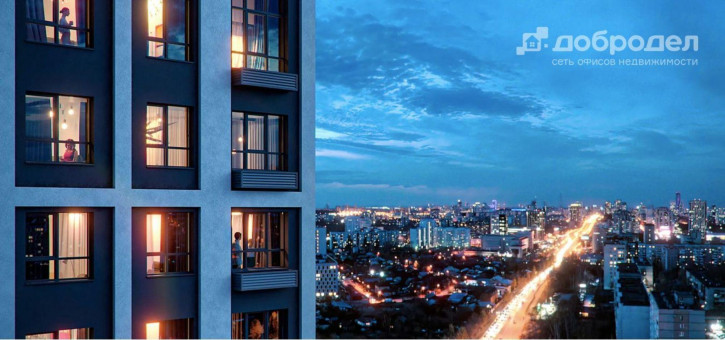 1-комн квартира в новом доме ул. Московская, 249/1стр