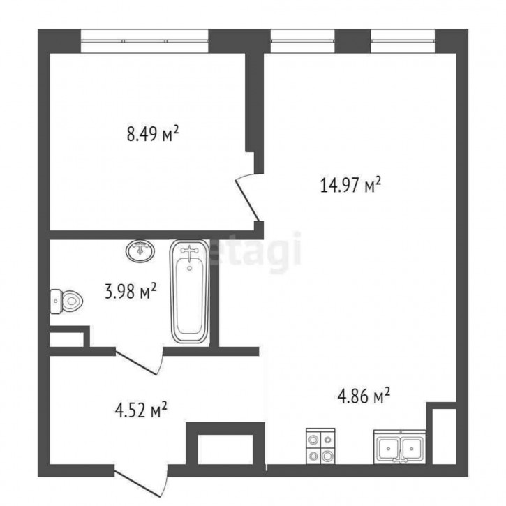 1-комн квартира Андрея Кореневского, 7