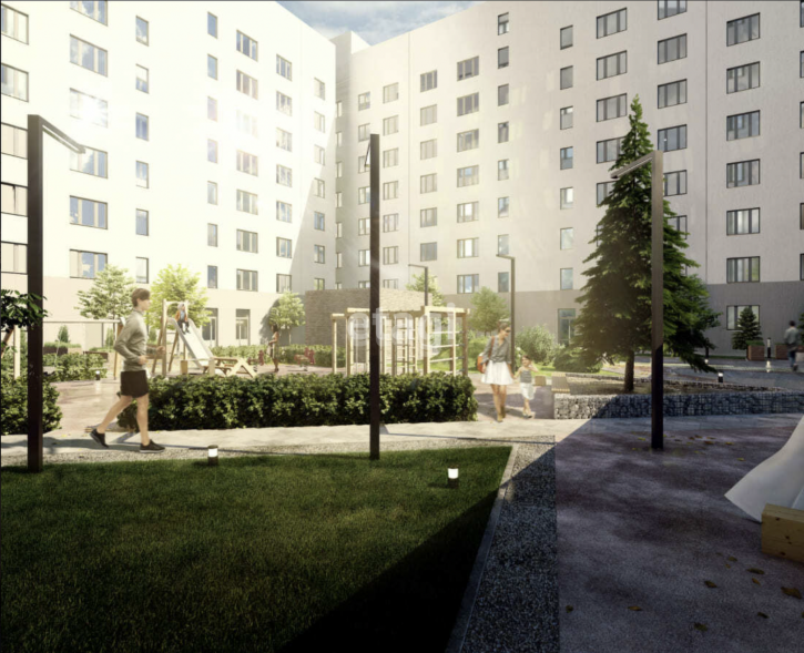 1-комн квартира в новом доме Новгородская, 20