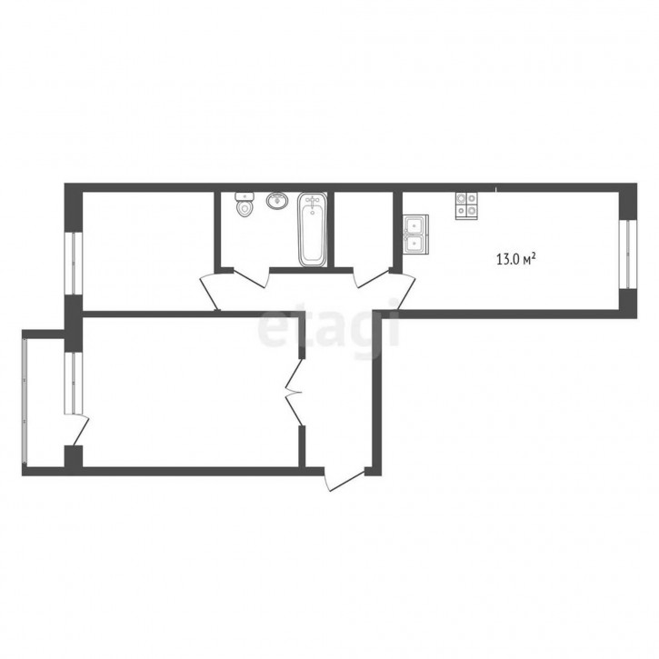 2-комн квартира Ткацкий проезд, 10