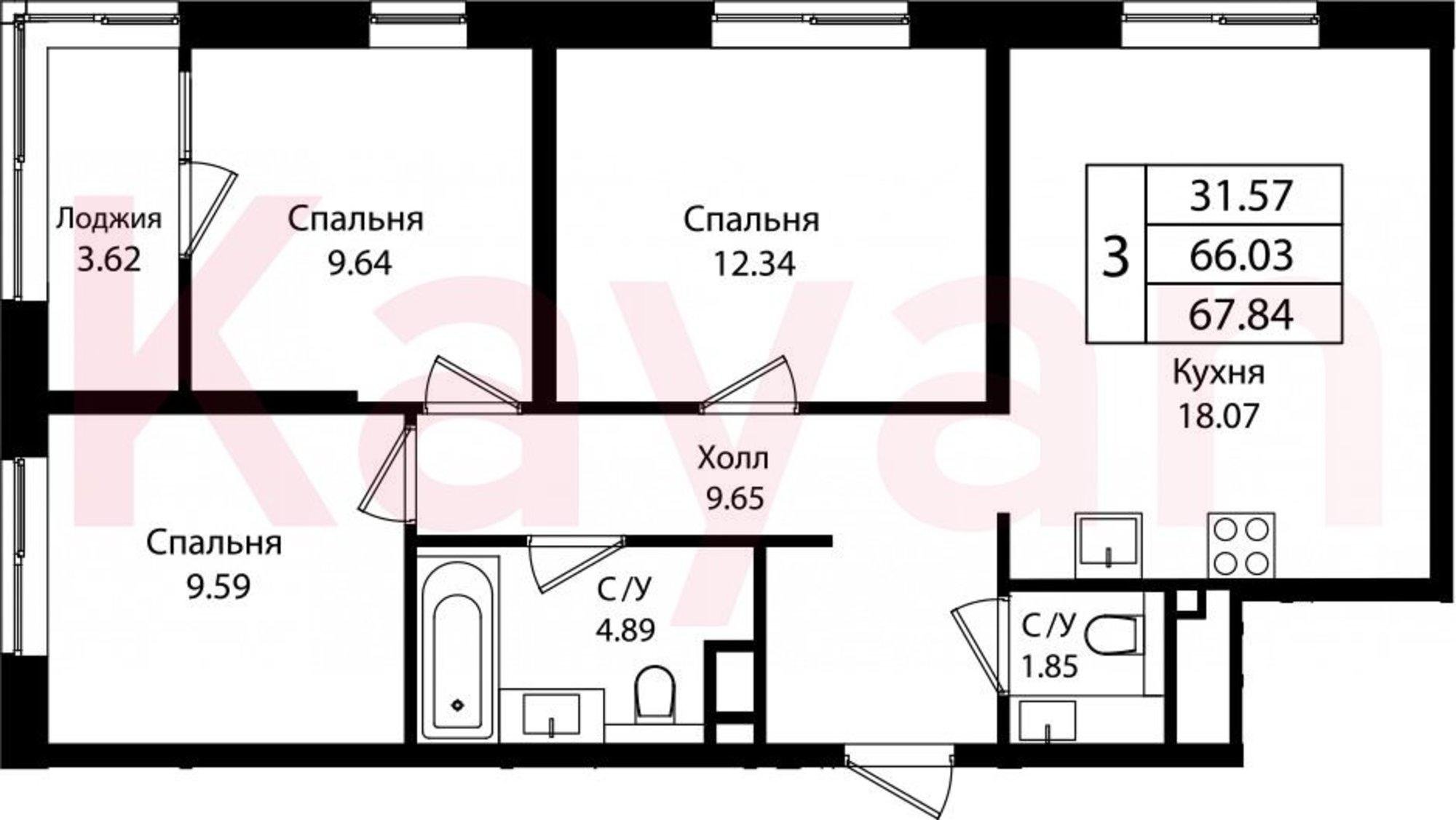 Купить квартиру за 18 247 500 рублей на ул Сормовская
