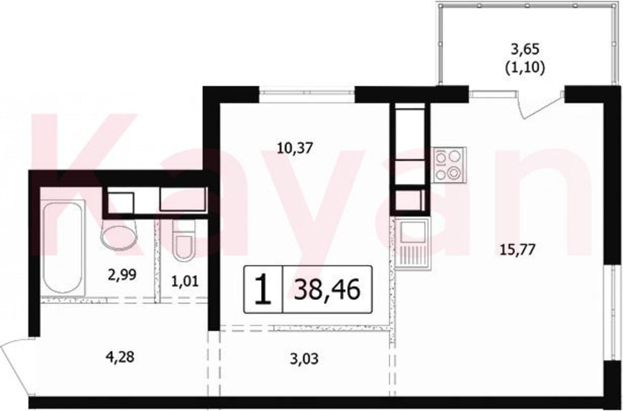 Купить квартиру за 4 729 510 рублей на ул Автолюбителей