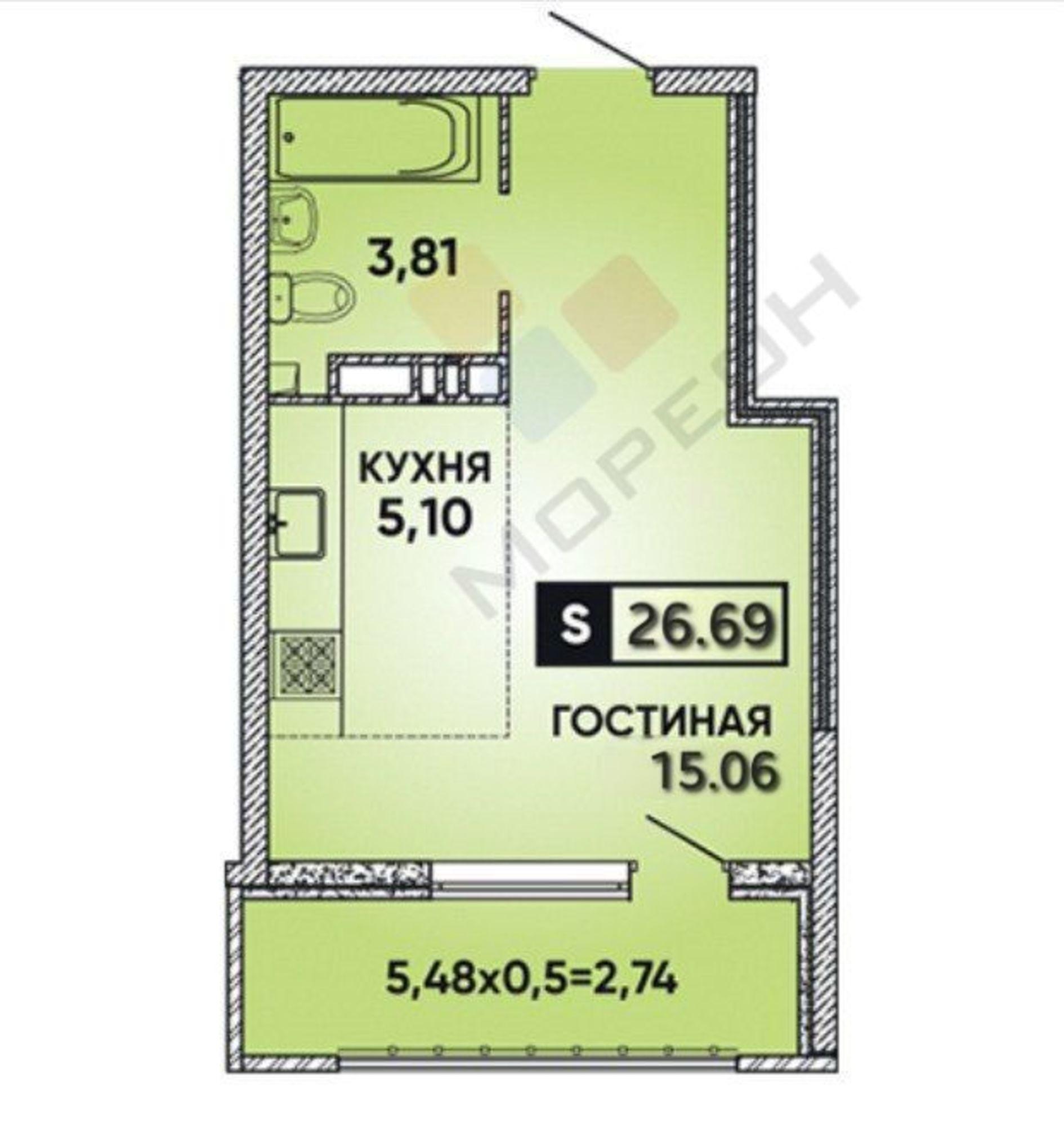 Купить квартиру за 4 700 000 рублей на Конгрессная ул, 31 Купить квартиру за 4 700 000 рублей на Конгрессная ул, 31