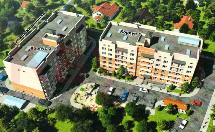 1-комн квартира в новом доме ул Криничная