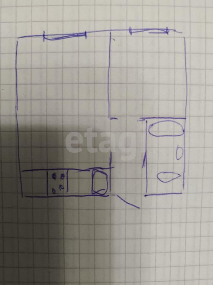 1-комн квартира Мельникайте, 57