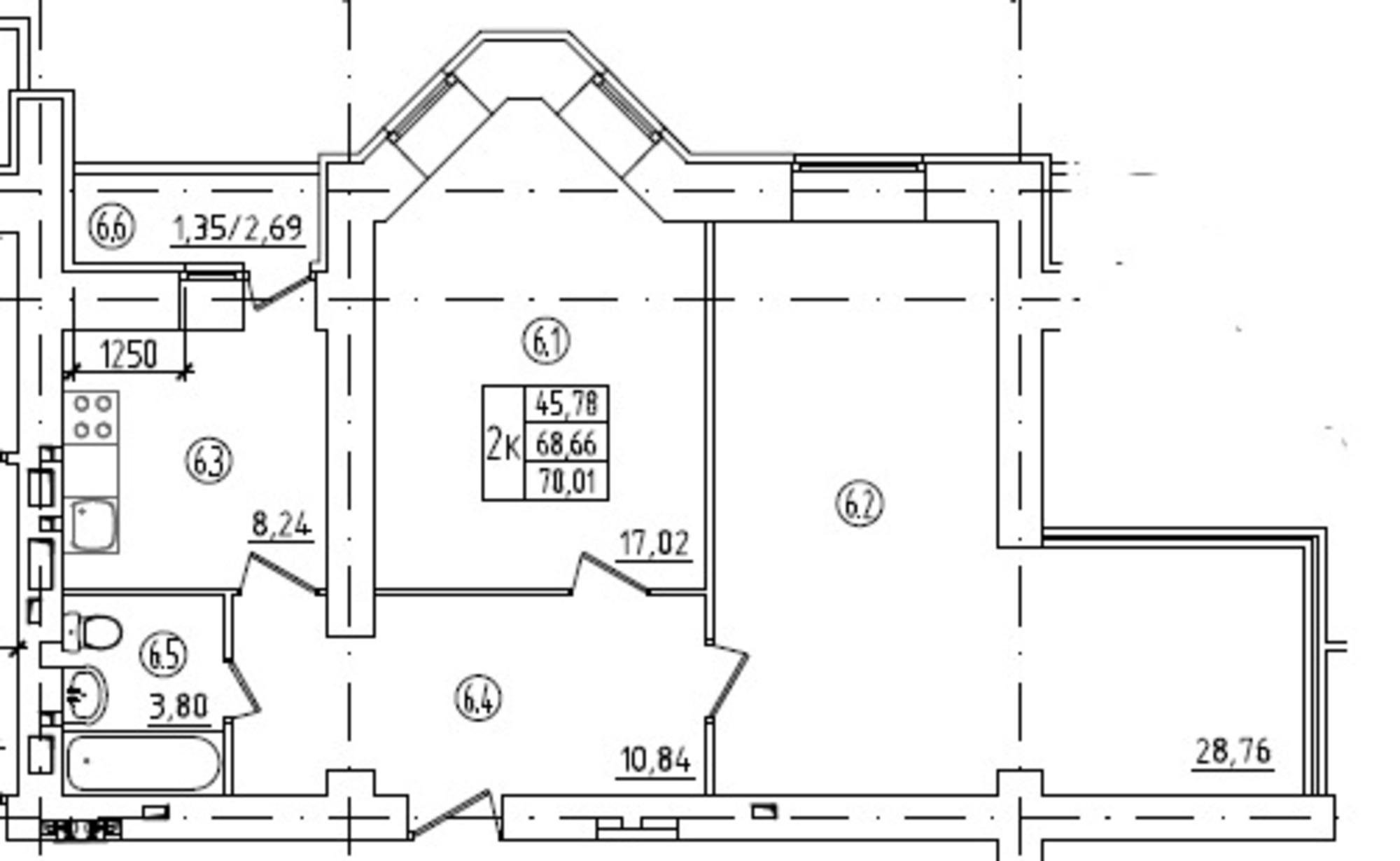 Купить квартиру за 4 562 520 рублей на Московское шоссе 18-й километр, 7