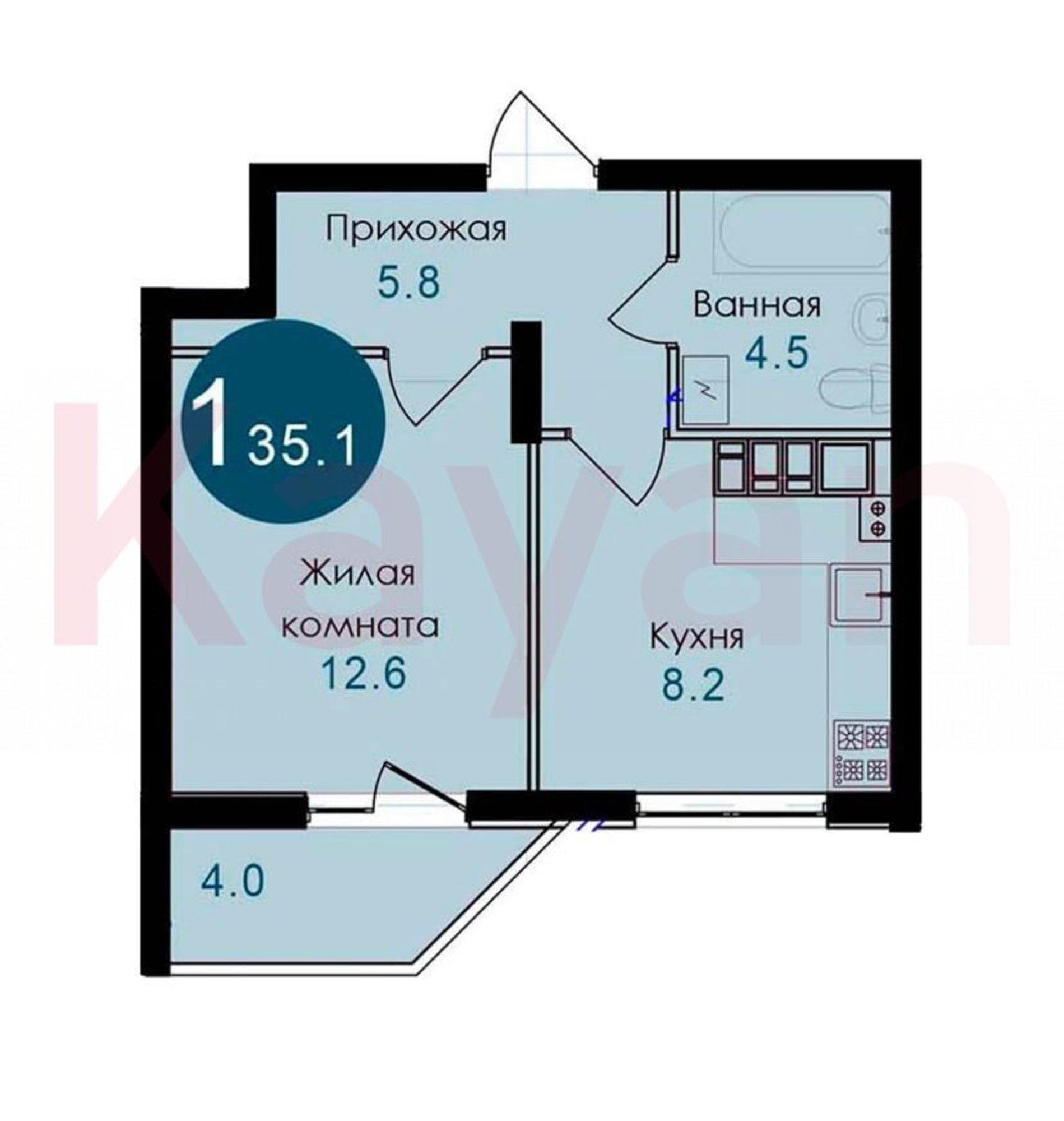 Купить квартиру за 3 916 000 рублей на Труда ул.
