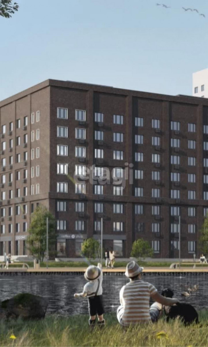 1-комн квартира в новом доме Новгородская, 20