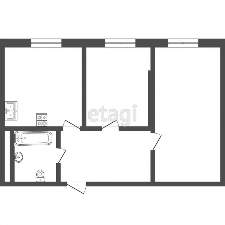 2-комн квартира Республики, 204/11