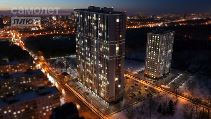 2-комн квартира в новом доме улица Сагита Агиша, 19