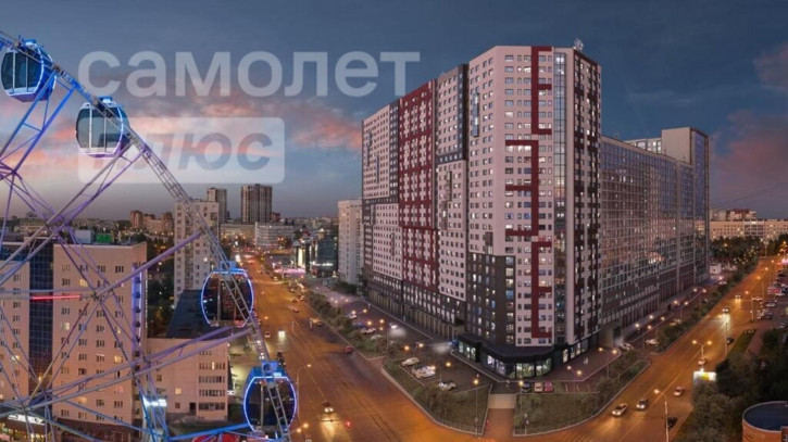 2-комн квартира в новом доме Советский район