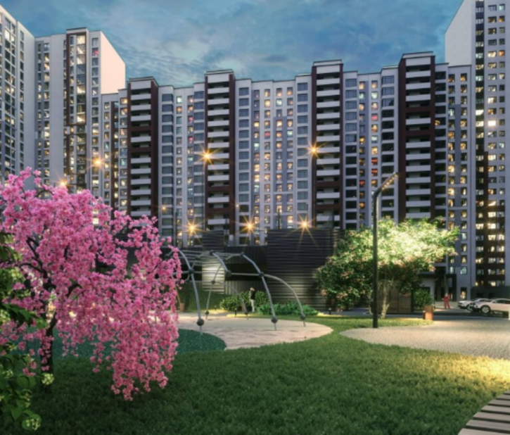 2-комн квартира в новом доме Бакалинская улица, 4