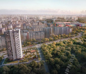 1-комн, 37.63 кв м, этаж 23/25 викулова