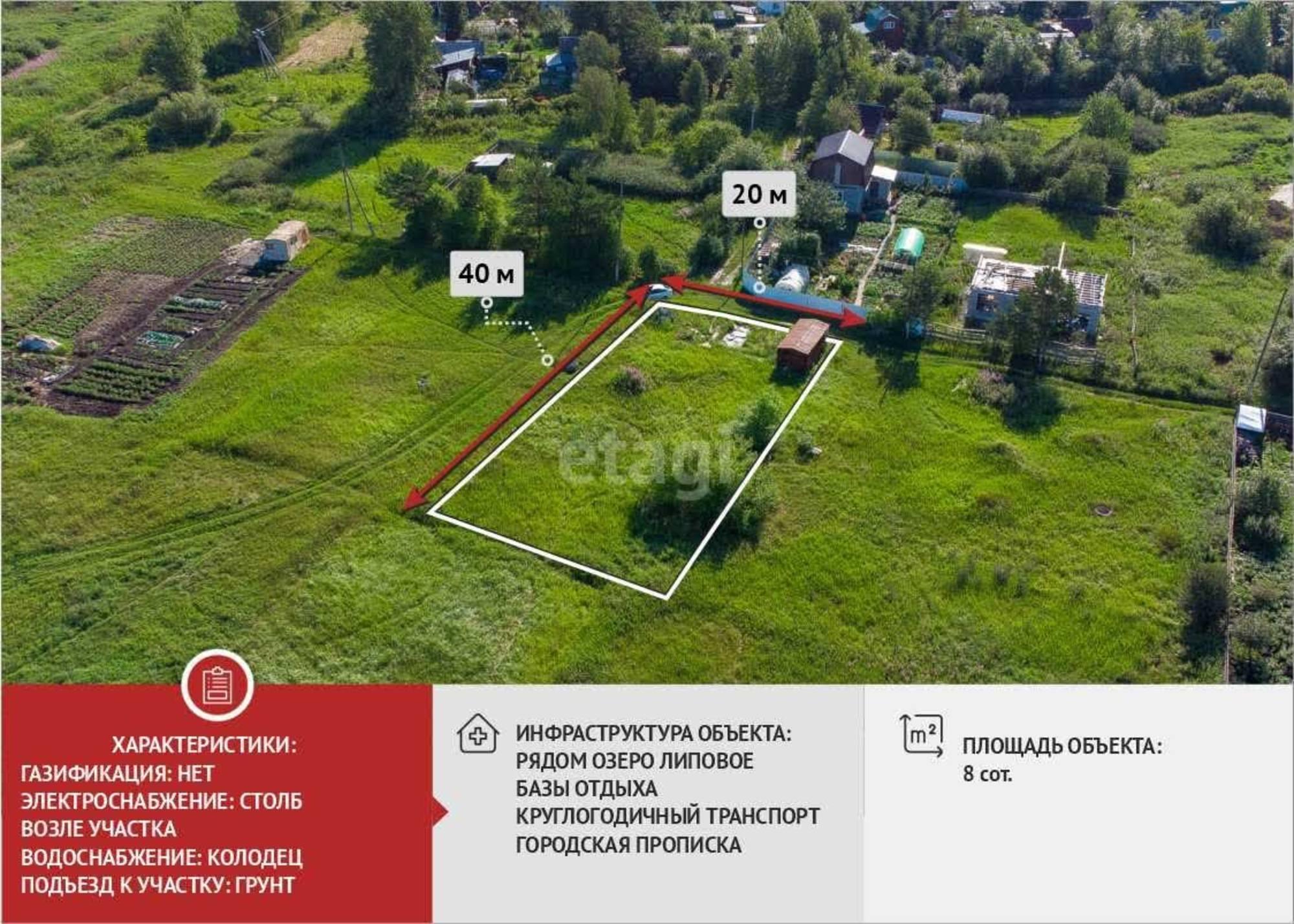Купить землю, земельный участок за 1 270 000 рублей на Рябинка-2 с/о