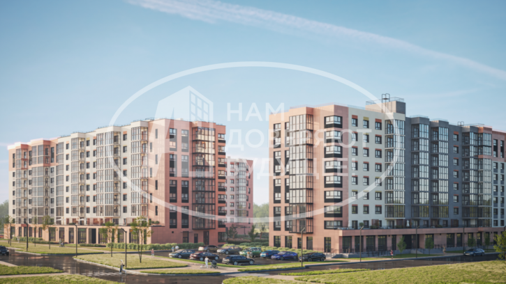 2-комн квартира в новом доме улица Улановой, 7