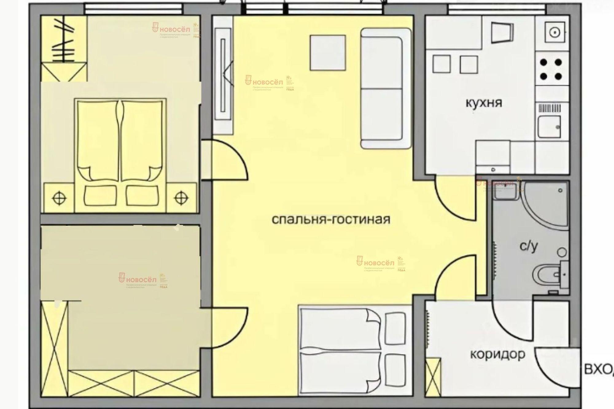 Купить квартиру за 3 500 000 рублей на Инженерная 30
