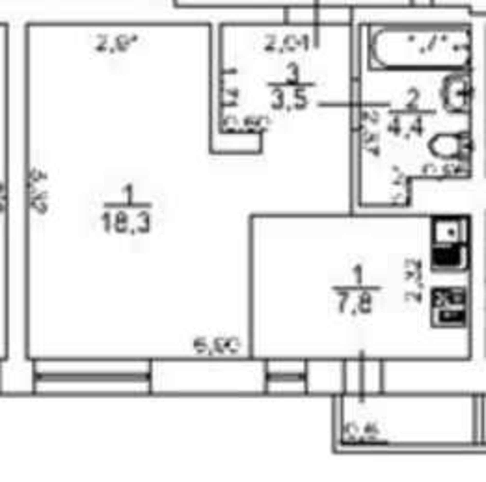 Купить квартиру за 6 816 200 рублей на Набережная, 46А