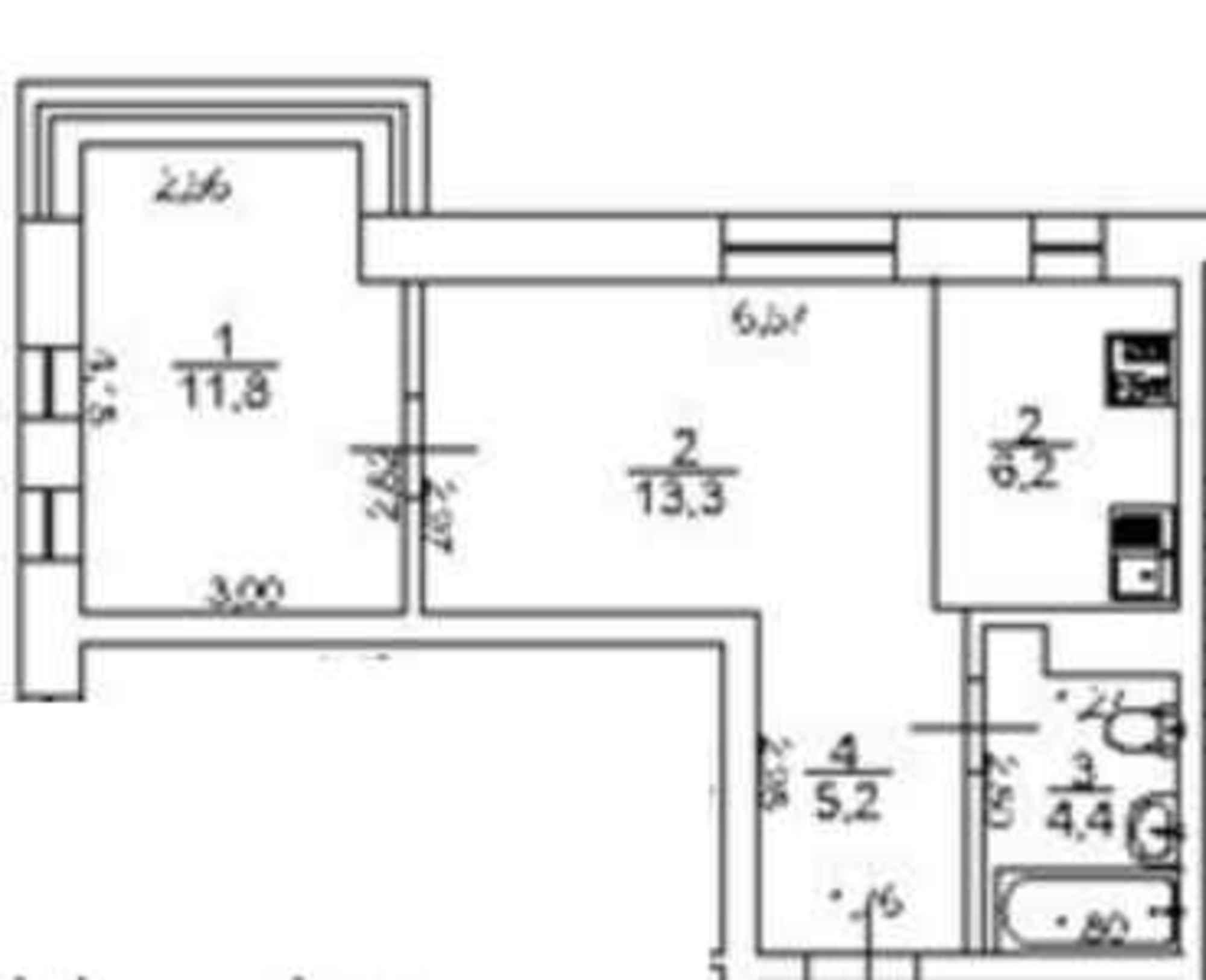 Купить квартиру за 8 112 000 рублей на Набережная, 46А