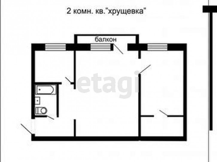 2-комн квартира