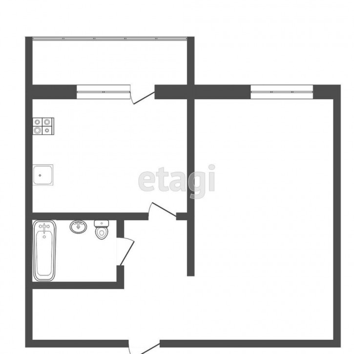 1-комн квартира Тимуровцев, 32А