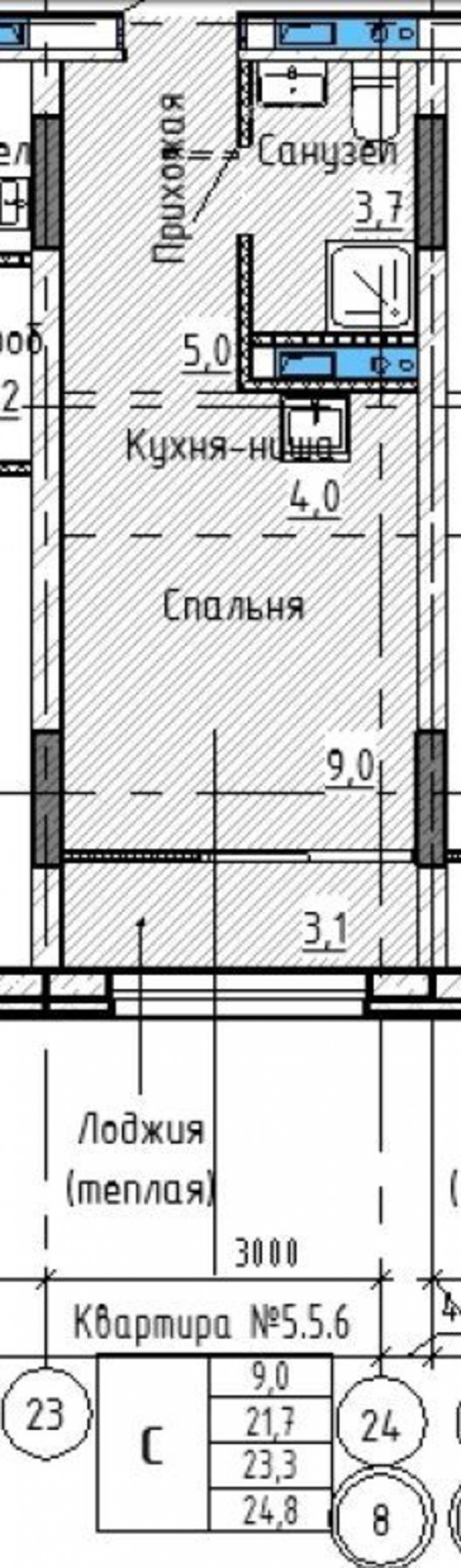 Студия ул. Таватуйская, 20/3стр