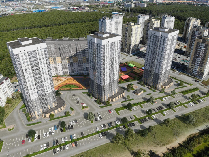 1-комн квартира в новом доме улица Мельникайте, 2к19