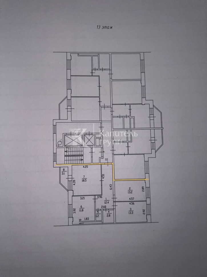 3-комн квартира ул Михаила Сперанского, 19