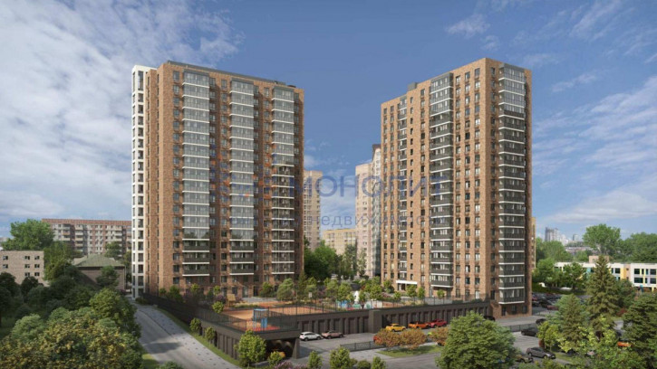 1-комн квартира в новом доме 2-я Оранжерейная ул, 4