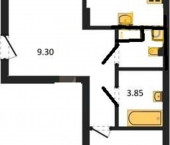 2-комн, 59 кв м, этаж 6/8 Фоминская ул, 6к2