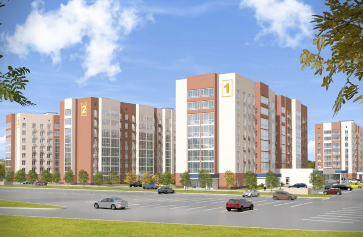 2-комн квартира в новом доме Соборная, 16