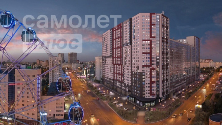3-комн квартира в новом доме Бакалинская улица, 4