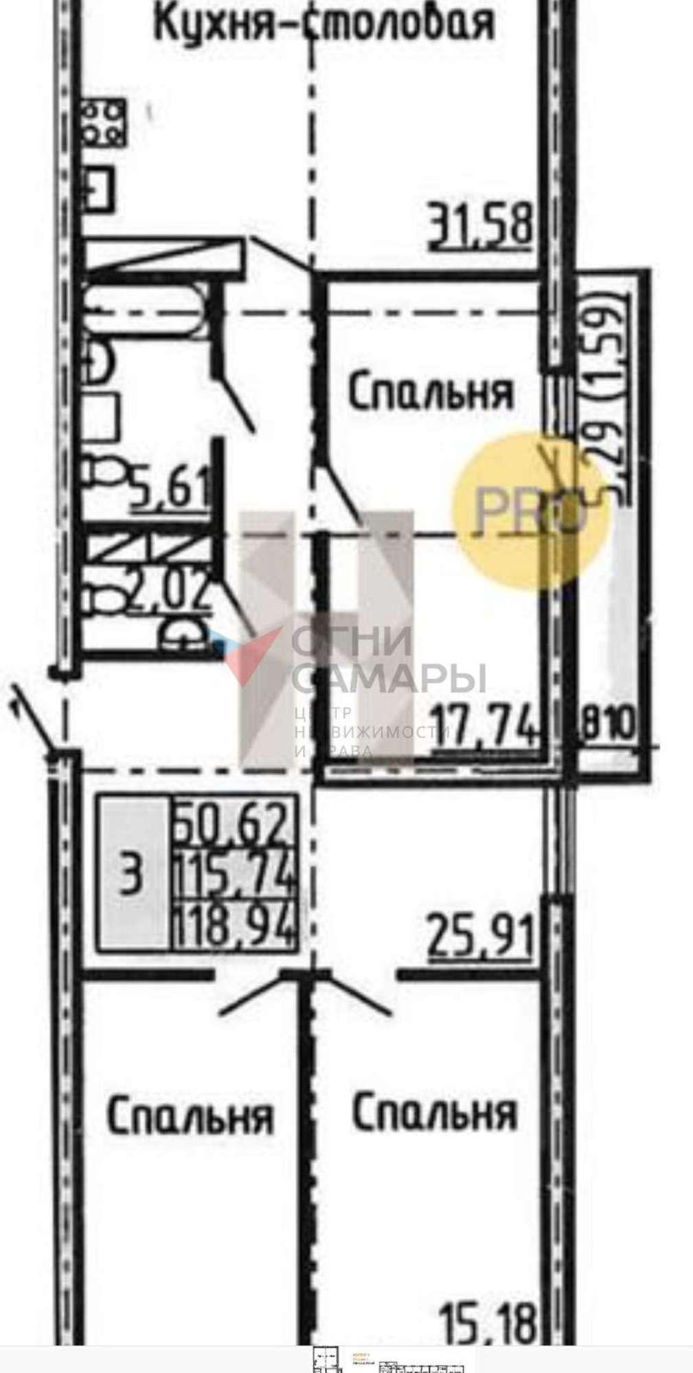 Купить квартиру за 13 064 700 рублей на Московское шоссе