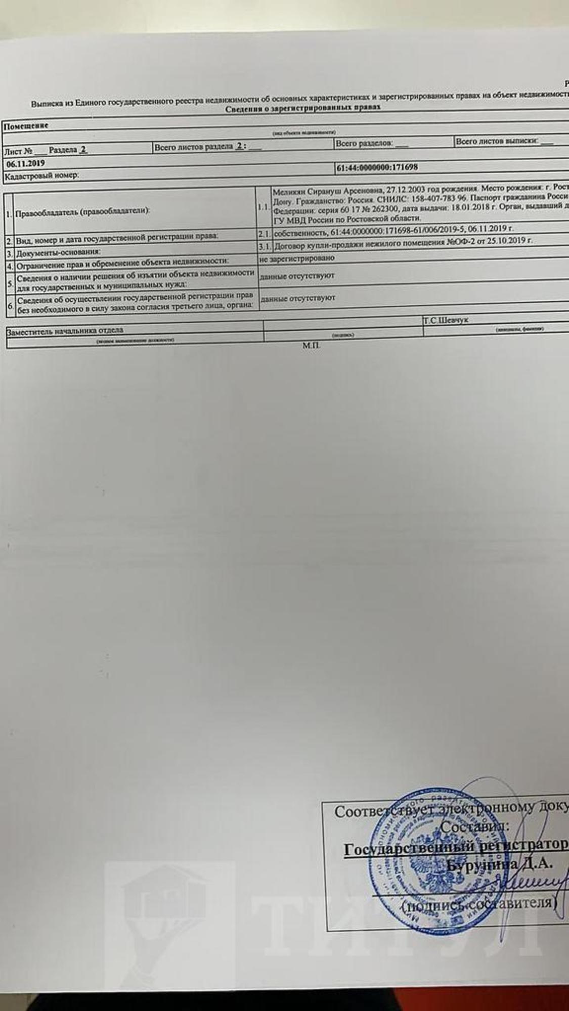 Сдать торговое помещение за 120 000 рублей на Центр, Университетский