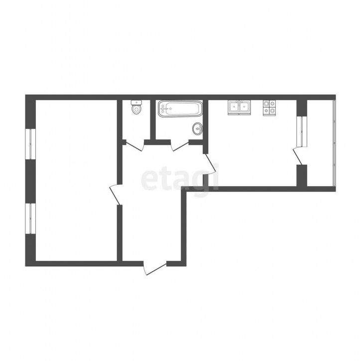 1-комн квартира Мелиораторов, 8
