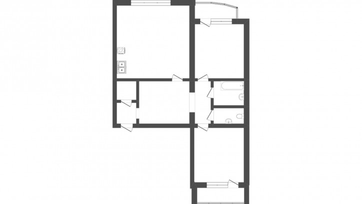 2-комн квартира Широтная, 129/4