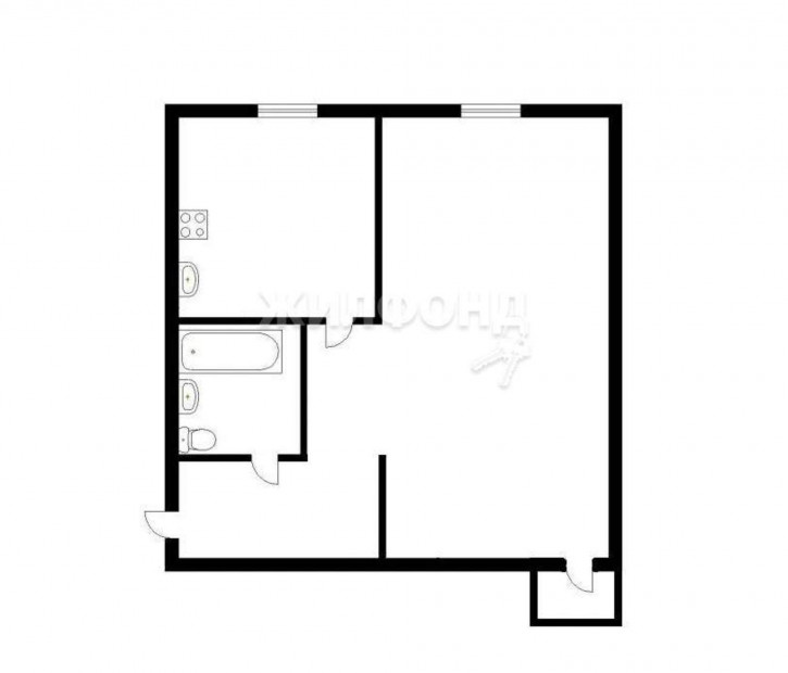 1-комн квартира Мира проспект, д.37Б