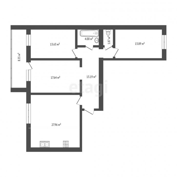 3-комн квартира Тимофея Кармацкого, 11