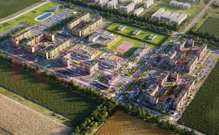 2-комн квартира в новом доме поселок Березовый, ул им. Профессора Малигонова