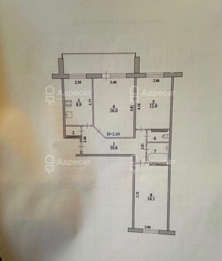 3-комн квартира ул. Янки Купалы,  д.65