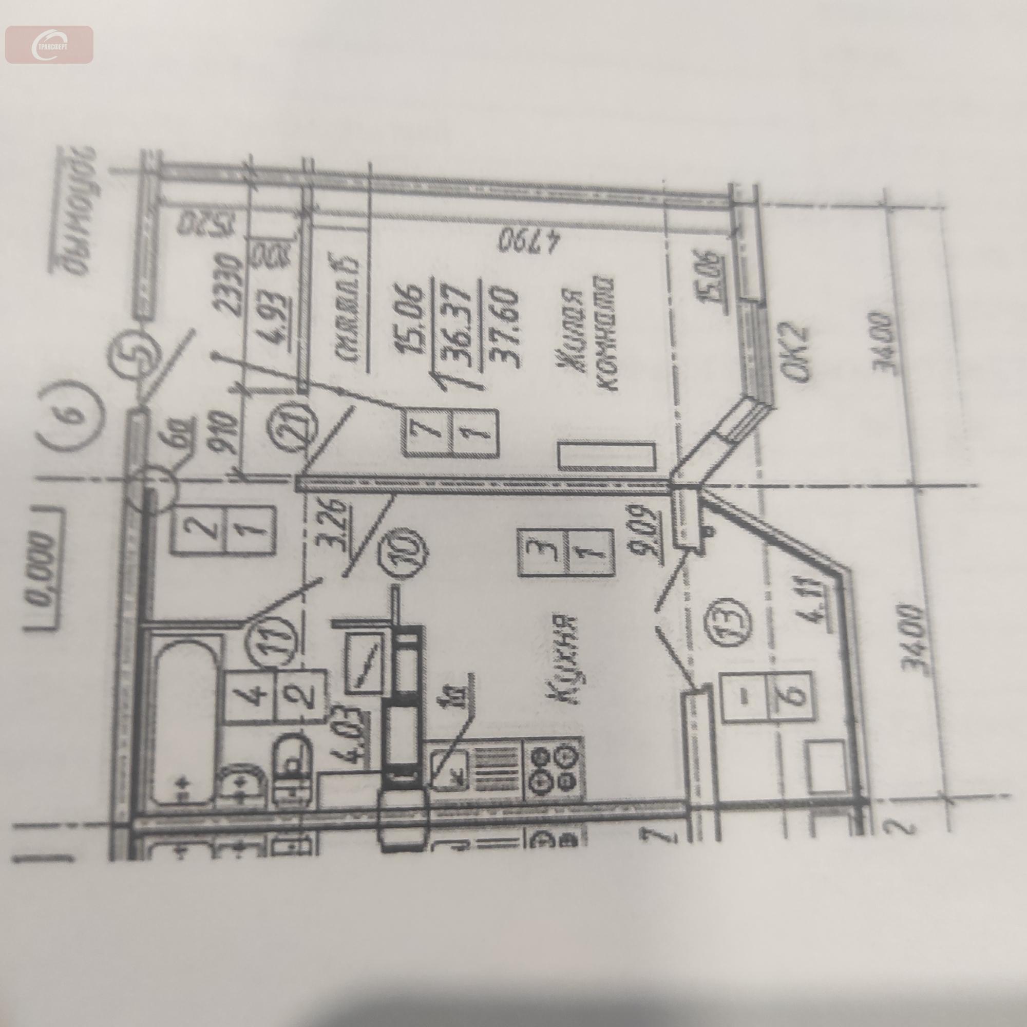 Купить квартиру за 4 090 000 рублей на Артамонова улица, 34/8