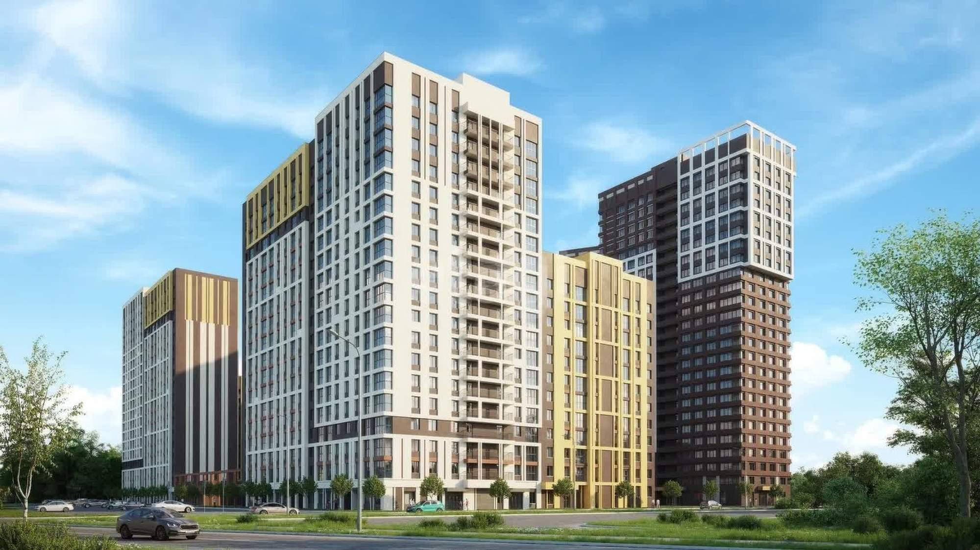 Купить квартиру за 6 900 000 рублей на Учителей, Дом 1.2 (2.1-2.3), Основинские кварталы