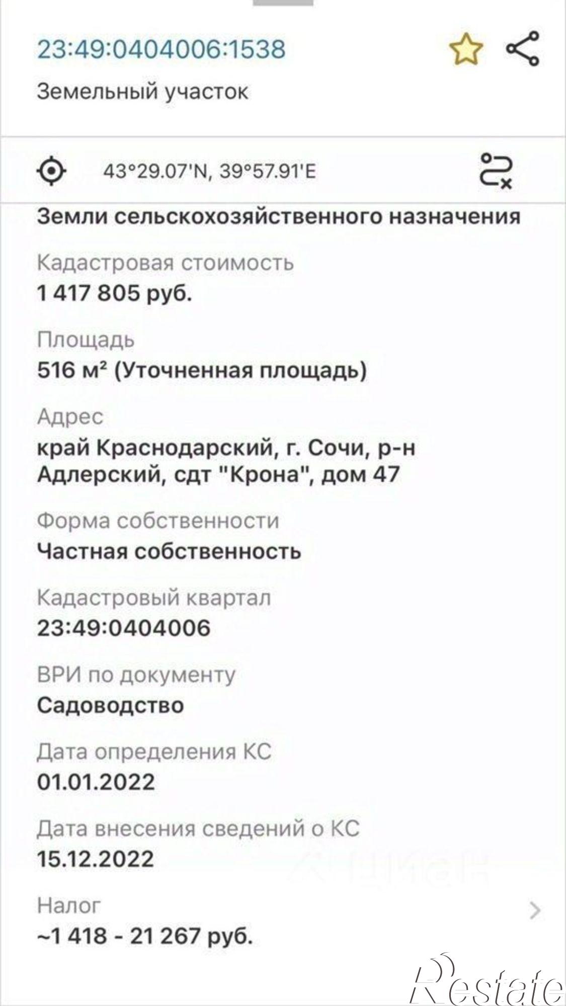 Купить землю, земельный участок за 4 950 000 рублей на улица Ленина, 2